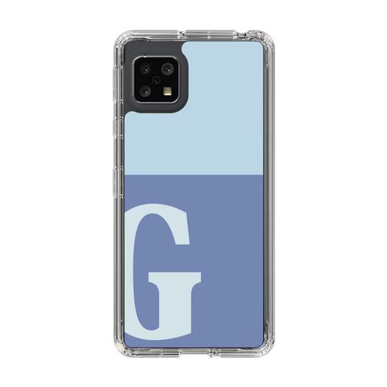 Slim Protection Case［ Original - initial two tone - G blue ］