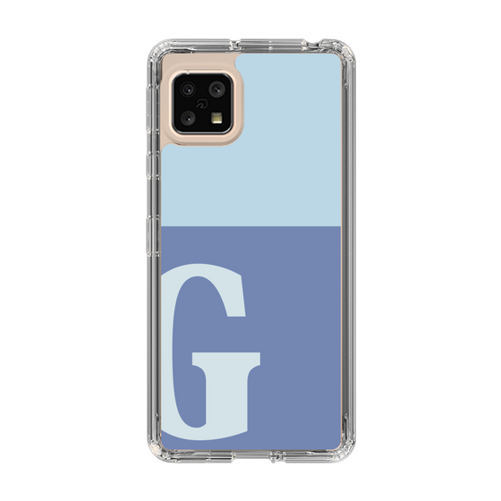 Slim Protection Case［ Original - initial two tone - G blue ］