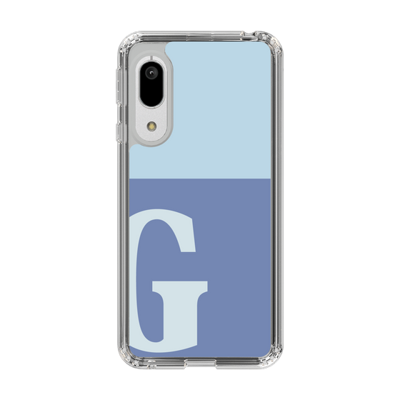 Slim Protection Case［ Original - initial two tone - G blue ］