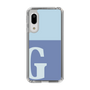 Slim Protection Case［ Original - initial two tone - G blue ］