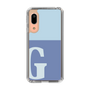 Slim Protection Case［ Original - initial two tone - G blue ］