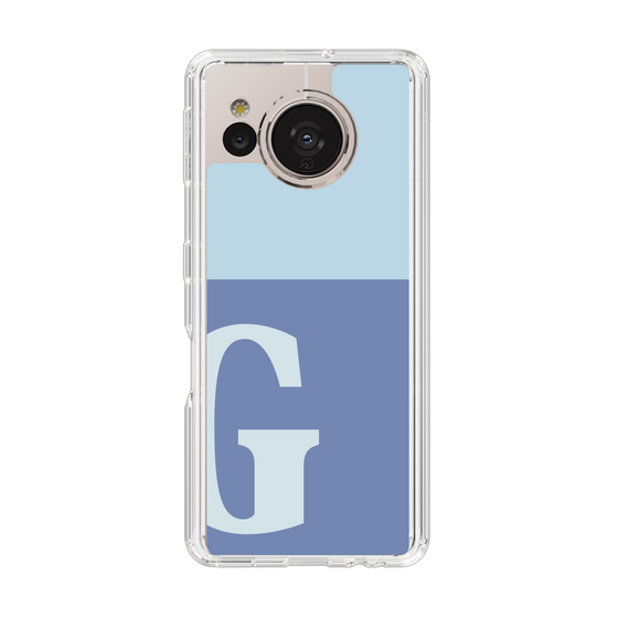 Slim Protection Case［ Original - initial two tone - G blue ］