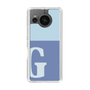 Slim Protection Case［ Original - initial two tone - G blue ］
