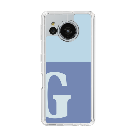 Slim Protection Case［ Original - initial two tone - G blue ］