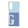 Slim Protection Case［ Original - initial two tone - G blue ］