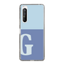 Slim Protection Case［ Original - initial two tone - G blue ］