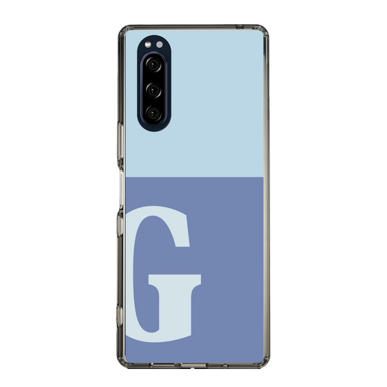 Slim Protection Case［ Original - initial two tone - G blue ］