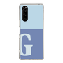 Slim Protection Case［ Original - initial two tone - G blue ］