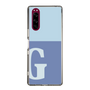Slim Protection Case［ Original - initial two tone - G blue ］