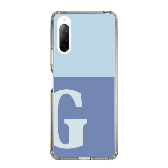 Slim Protection Case［ Original - initial two tone - G blue ］