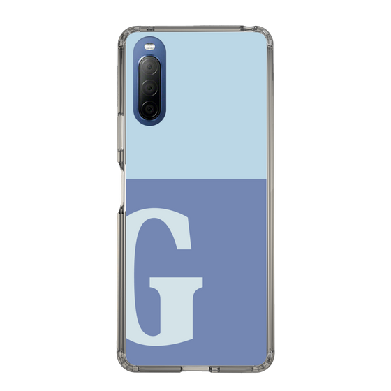 Slim Protection Case［ Original - initial two tone - G blue ］