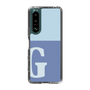 Slim Protection Case［ Original - initial two tone - G blue ］