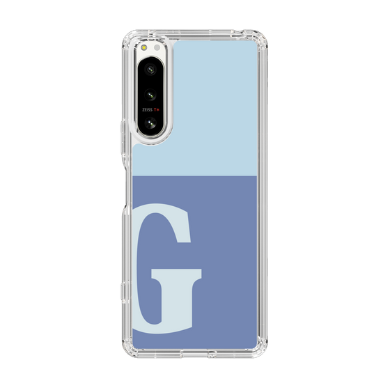 Slim Protection Case［ Original - initial two tone - G blue ］
