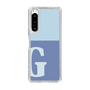Slim Protection Case［ Original - initial two tone - G blue ］