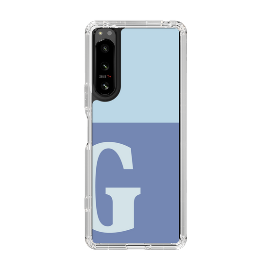 Slim Protection Case［ Original - initial two tone - G blue ］