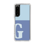 Slim Protection Case［ Original - initial two tone - G blue ］