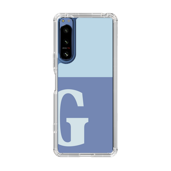 Slim Protection Case［ Original - initial two tone - G blue ］