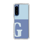 Slim Protection Case［ Original - initial two tone - G blue ］