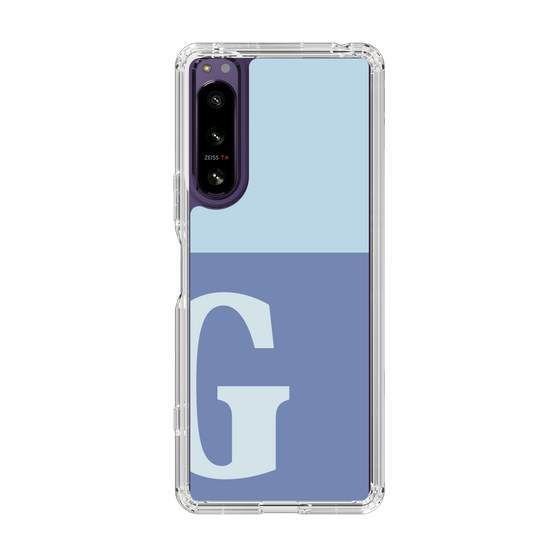 Slim Protection Case［ Original - initial two tone - G blue ］