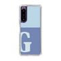 Slim Protection Case［ Original - initial two tone - G blue ］