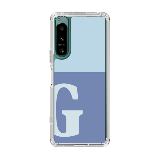 Slim Protection Case［ Original - initial two tone - G blue ］