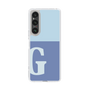 Slim Protection Case［ Original - initial two tone - G blue ］