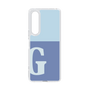 Slim Protection Case［ Original - initial two tone - G blue ］