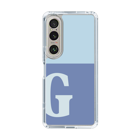 Slim Protection Case［ Original - initial two tone - G blue ］