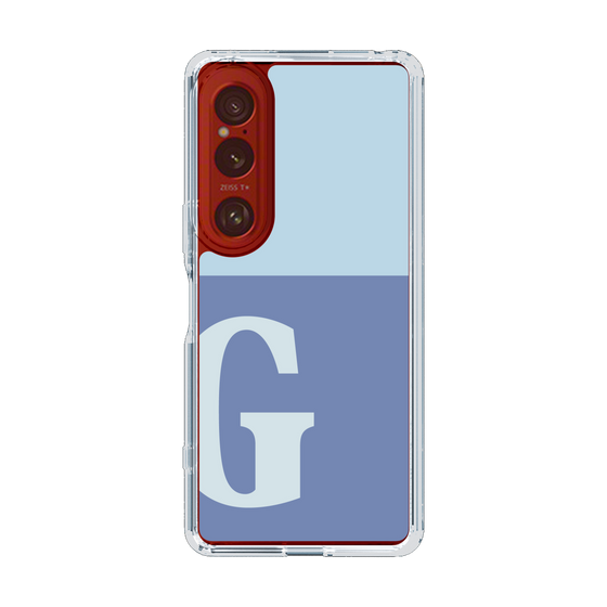 Slim Protection Case［ Original - initial two tone - G blue ］