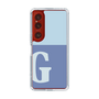 Slim Protection Case［ Original - initial two tone - G blue ］
