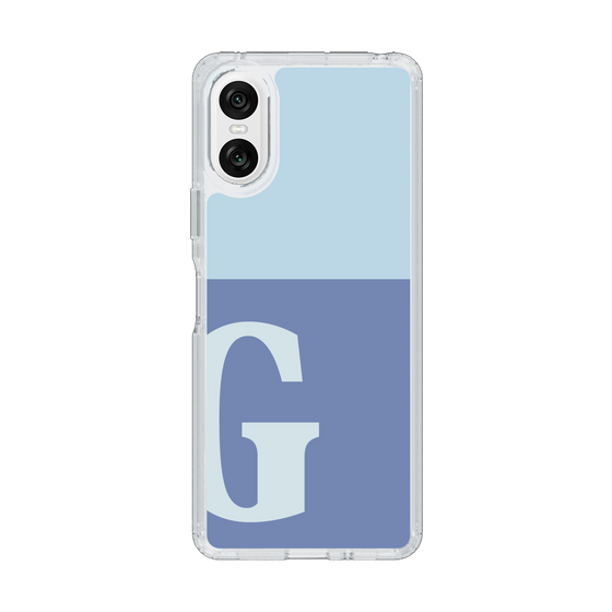 Slim Protection Case［ Original - initial two tone - G blue ］