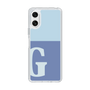 Slim Protection Case［ Original - initial two tone - G blue ］