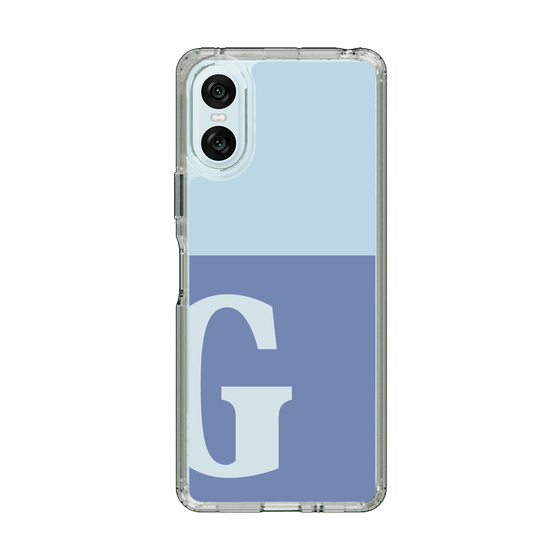 Slim Protection Case［ Original - initial two tone - G blue ］