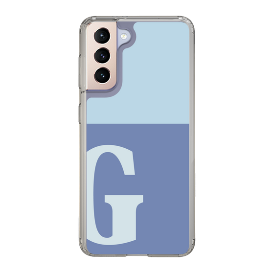 Slim Protection Case［ Original - initial two tone - G blue ］