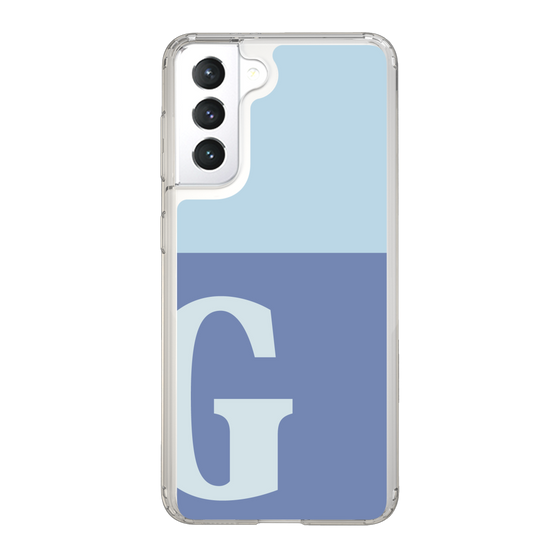 Slim Protection Case［ Original - initial two tone - G blue ］