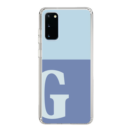 Slim Protection Case［ Original - initial two tone - G blue ］