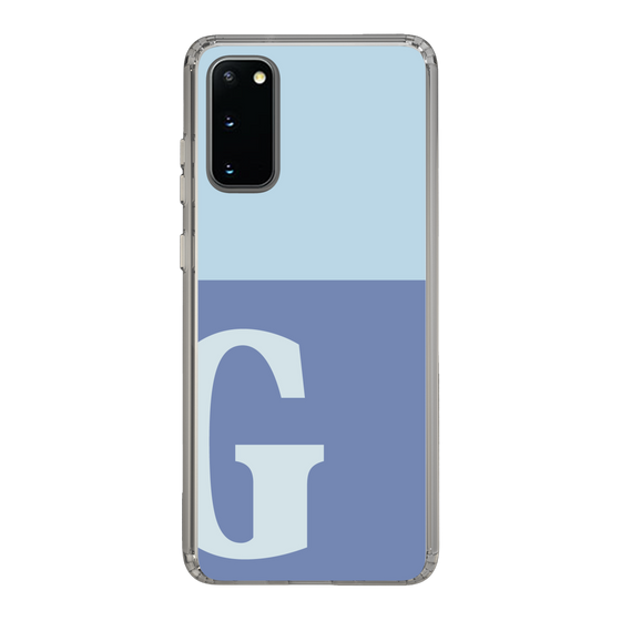 Slim Protection Case［ Original - initial two tone - G blue ］