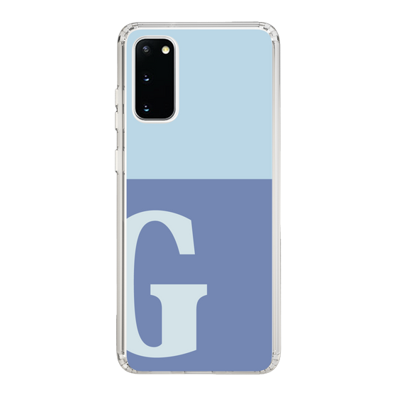 Slim Protection Case［ Original - initial two tone - G blue ］