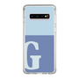 Slim Protection Case［ Original - initial two tone - G blue ］