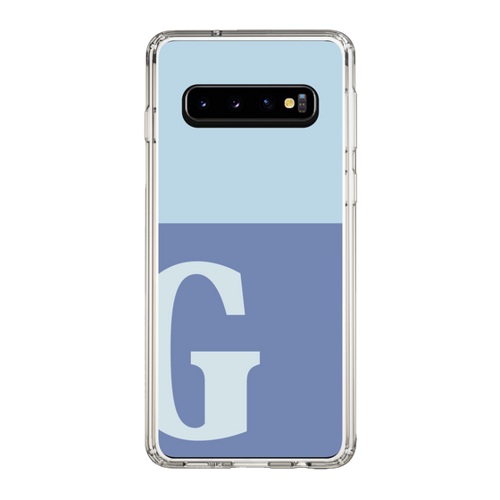 Slim Protection Case［ Original - initial two tone - G blue ］