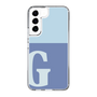 Slim Protection Case［ Original - initial two tone - G blue ］