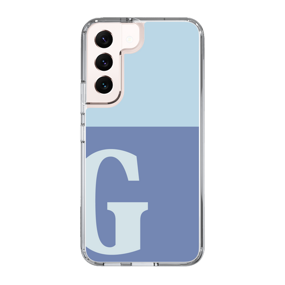 Slim Protection Case［ Original - initial two tone - G blue ］