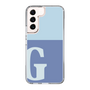 Slim Protection Case［ Original - initial two tone - G blue ］