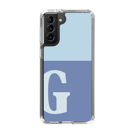 Slim Protection Case［ Original - initial two tone - G blue ］
