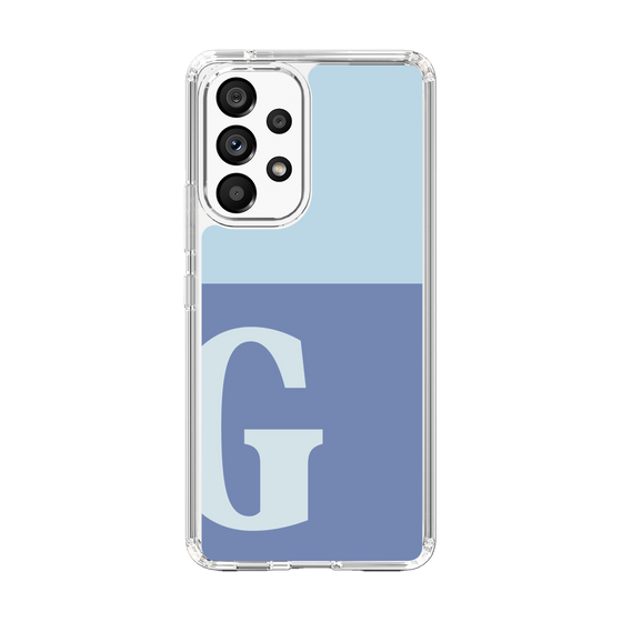 Slim Protection Case［ Original - initial two tone - G blue ］