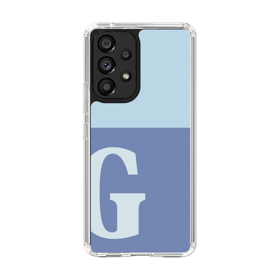 Slim Protection Case［ Original - initial two tone - G blue ］