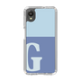 Slim Protection Case［ Original - initial two tone - G blue ］