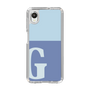 Slim Protection Case［ Original - initial two tone - G blue ］