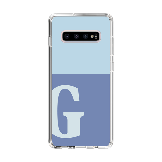 Slim Protection Case［ Original - initial two tone - G blue ］