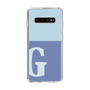 Slim Protection Case［ Original - initial two tone - G blue ］
